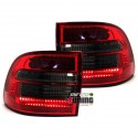 PAIRE DE FEUX A LEDS ROUGE NOIR PORSCHE CAYENNE 02-07