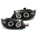 PHARES ANGEL EYES NOIRS TUNING RENAULT MEGANE (11409)