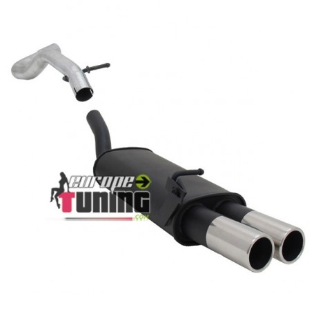 POT ECHAPPEMENT SPORT LEON 1M 2x76mm CUP (18431)