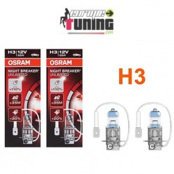 2 AMPOULES OSRAM H3 55W NIGHT BREAKER UNLIMITED (01028)