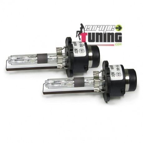 2 AMPOULES XENON D2R 6000K Super White (01025)