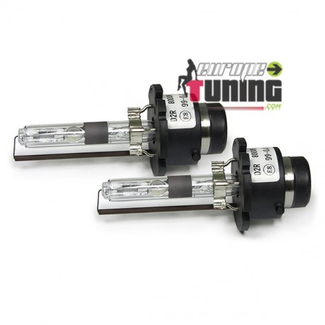 2 AMPOULES XENON D2R 8000K Blanc Bleu (01026)