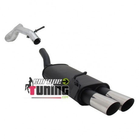 POT ECHAPPEMENT SPORT GOLF 4 2x76mm DRAG (18433)