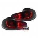 FEUX LED ROUGE NOIRS LOOK GTI R GOLF 6 (02262)