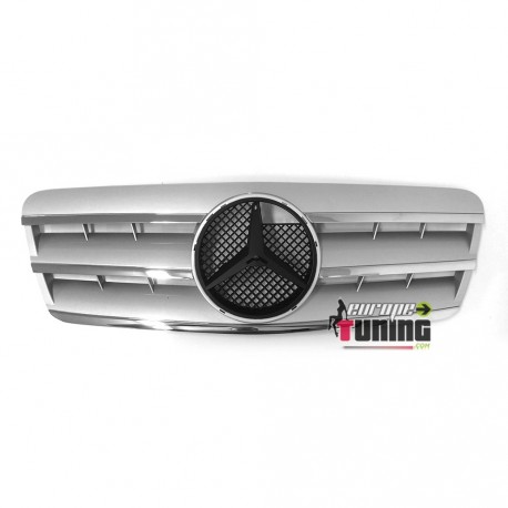CALANDRE SPORT NOIRE CHROM MERCEDES CLK W208 (13822)