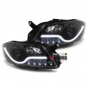 PHARES DEVIL EYES ET LEDS PASSAT APRES 2010 NOIRS (03290)