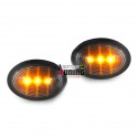 REPETITEURS CLIGNOTANTS LEDS NOIR MINI COOPER APRES 2006  (04397)