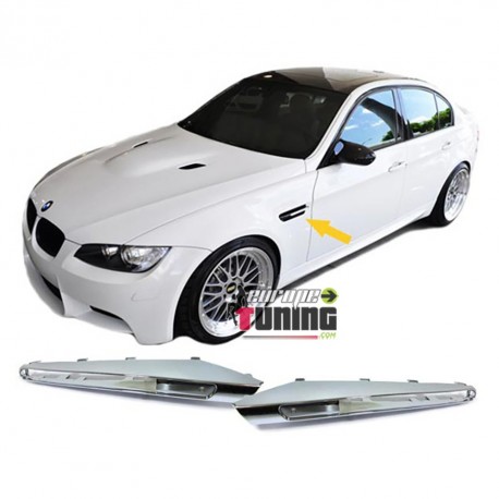 COUVRES REPETITEURS CHROM POUR BMW SERIE 3 E90 E91 E92 TYPE M3 (04401)