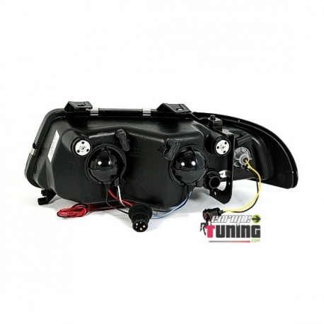 PHARES ANGEL EYES AUDI A4 NOIRS 1995-1999 (03294)