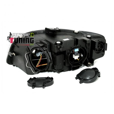 PHARES DEVIL EYES AUDI A4 NOIRS B7 ap 2004 (00937)