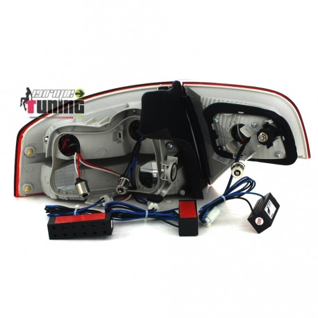 FEUX LED ROUGE NOIR AUDI A4 04-07 (00888)