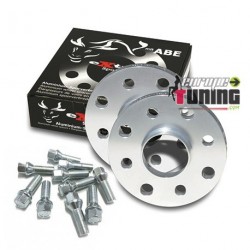 ENTRETOISES ELARGISSEURS DE VOIE AUDI A4 B8 2x10MM AVEC CENTRAGE