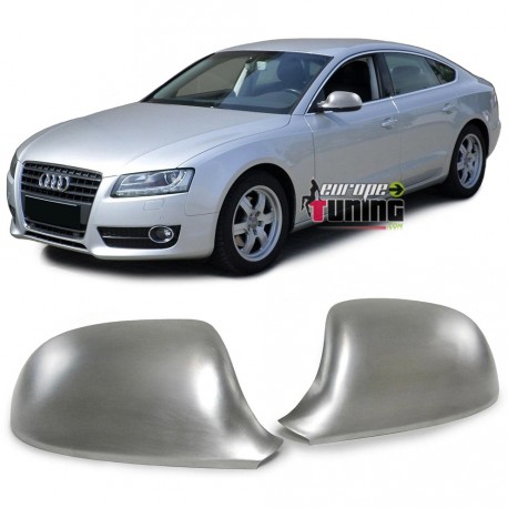 COQUES CHROM COUVRE RETROVISEURS ALU MAT AUDI A5 (04427)