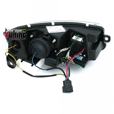 PHARES LIGHT BAR A6 NOIRS 2004-2008 (02734)
