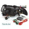 PHARES DIURNES DRL AUDI A4 NOIRS  (00775)