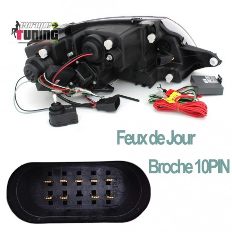 DRL PHARES DIURNES R87 CHROM AUDI TT (00357)