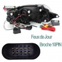 DRL PHARES DIURNES R87 CHROM AUDI TT (00357)