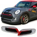 REPETITEURS - CLIGNOTANTS D'AILES NOIR et ROUGE A LED MINI COOPER F56 S (04500)