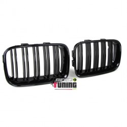 GRILLES CALANDRES NOIRES SPORT DOUBLES AILETTES BMW SERIE 3 E36 PHASE 1 (04514)