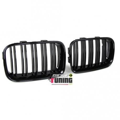GRILLES CALANDRES NOIRES SPORT DOUBLES AILETTES BMW SERIE 3 E36 PHASE 1 (04514)