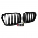 CALANDRES NOIRES SPORT DOUBLE AILETTES BMW SERIE 5 E39 PHASES 1 et 2 (04515)
