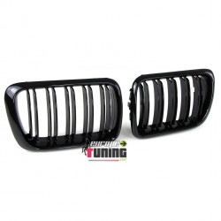 GRILLES CALANDRES NOIRES SPORT DOUBLE AILETTES BMW SERIE 3 E36 PHASE 2 (04516)