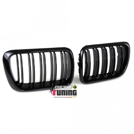 GRILLES CALANDRES NOIRES SPORT DOUBLE AILETTES BMW SERIE 3 E36 PHASE 2 (04516)