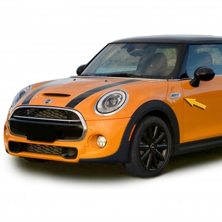 REPETITEURS - CLIGNOTANTS D'AILES CHROME SILVER A LED MINI COOPER F56 (04560)