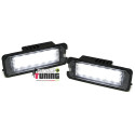 LEDS PLAQUE IMMATRICULATION VW GOLF, POLO, PASSAT, BEETLE, SCIROCCO, EOS, ... (04575)