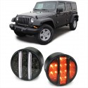 PROJECTEURS CLIGNOTANTS A LEDS AVEC FONCTION VEILLEUSE JEEP WRANGLER JK (04586)