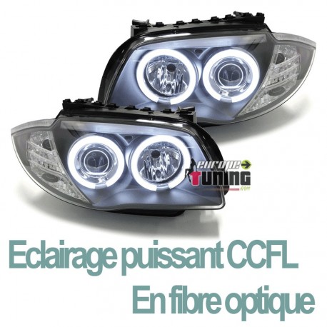 CCFL ANGEL EYES NOIR BMW E87 E82 E81 E88  (00757)