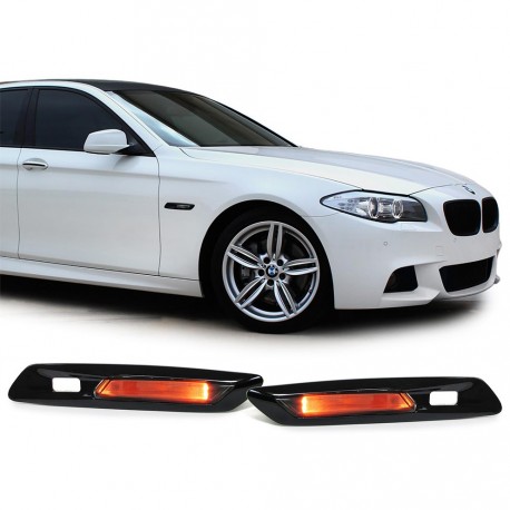 2 REPETITEURS LEDS NOIRS BMW F10 / F11 SERIE 5 (04305)