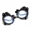 PAIRE D'ANTI BROUILLARD FOND NOIR A LED BMW SERIE 1 F20 / F21 ... (04596)