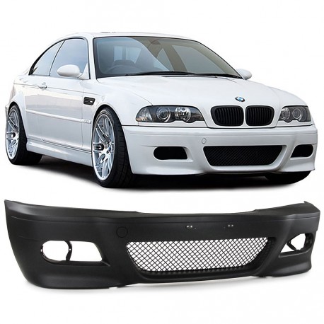 PARE CHOC AVANT SPORT LOOK M3 POUR BMW SERIE 3 E46 PHASE 2 (04601)