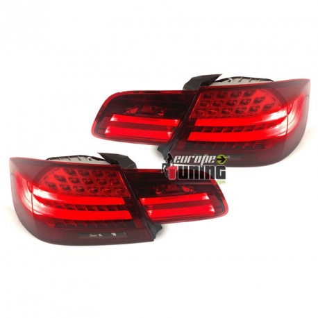 FEUX ROUGES FUMES LED BANDES CELIS BMW SERIE 3 E92 COUPE PHASE 1 2006-2009 (04606)