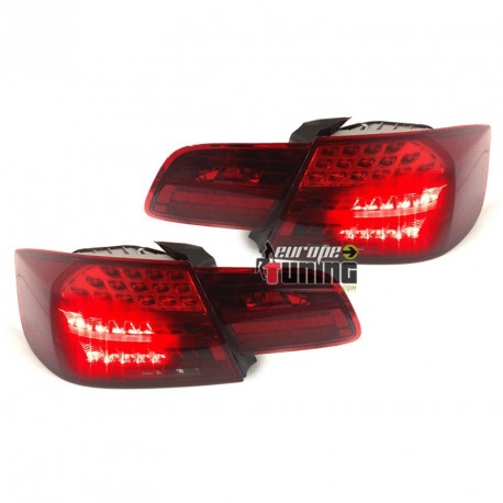 FEUX ROUGES FUMES LED BANDES CELIS BMW SERIE 3 E92 COUPE PHASE 1 2006-2009 (04606)