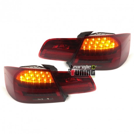 FEUX ROUGES FUMES LED BANDES CELIS BMW SERIE 3 E92 COUPE PHASE 1 2006-2009 (04606)