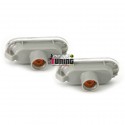 2 REPETITEURS LATERAUX - CLIGNOTANTS D'AILES POUR SEAT IBIZA, LEON, ... (04608)