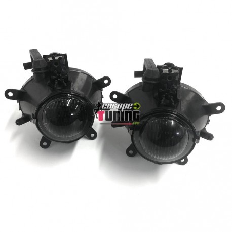 2 ANTI BROUILLARDS NOIRS BMW SERIE 3 E46 BERLINE PHASE 2 2001-2005 (04609)
