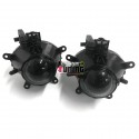 2 ANTI BROUILLARDS NOIRS BMW SERIE 3 E46 BERLINE PHASE 2 2001-2005 (04609)