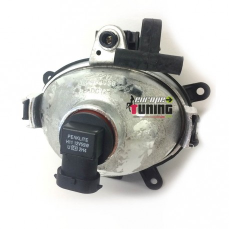 2 ANTI BROUILLARDS NOIRS BMW SERIE 3 E46 BERLINE PHASE 2 2001-2005 (04609)