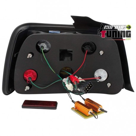 FEUX LED LCI NOIRS BMW E36 BERLINE (03502)