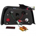 FEUX LED LCI NOIRS BMW E36 BERLINE (03502)