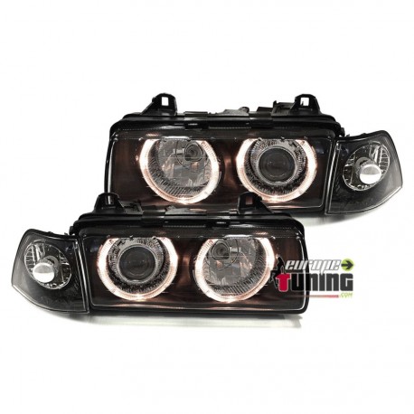 ANGEL EYES NOIRS E36 + CLIGNOTANTS BERLINE TOURING(03518)