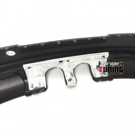 PARE CHOC ARRIERE SPORT DOUBLE SORTIE LOOK R32 VW VOLKSWAGEN GOLF 5 (04630)