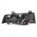 PHARES DIURNES DRL NOIRS BMW E36 COUPE / CABRIO (03317)
