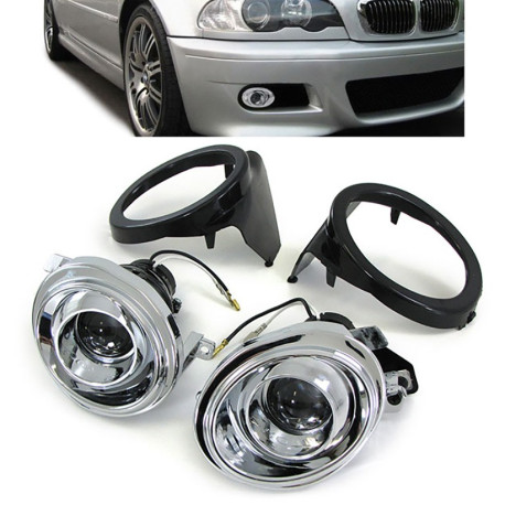 PAIRE D'ANTI BROUILLARDS POUR BMW E46 M3 SPORT (12317)