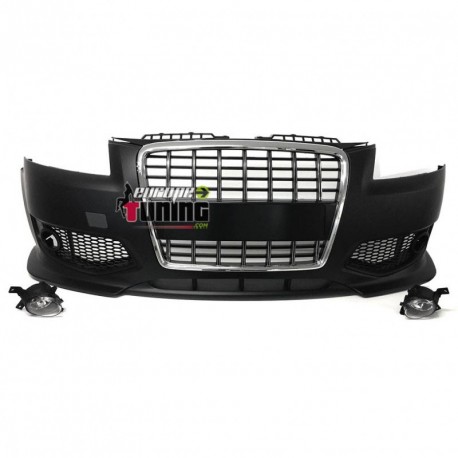 PARE CHOCS AVANT SPORT LOOK S3 AUDI A3 8P et 8PA 2003-2008 (04595)
