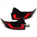 2 FEUX NOIRS LED CELIS LOOK PHASE 2 & CLIGNOTANTS DYNAMIQUES LAND RANGE ROVER EVOQUE (04656)