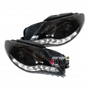 PHARES NOIRS FEUX DEVIL EYES DANDES LED VW PASSAT CC 2008-2012 (02803)
